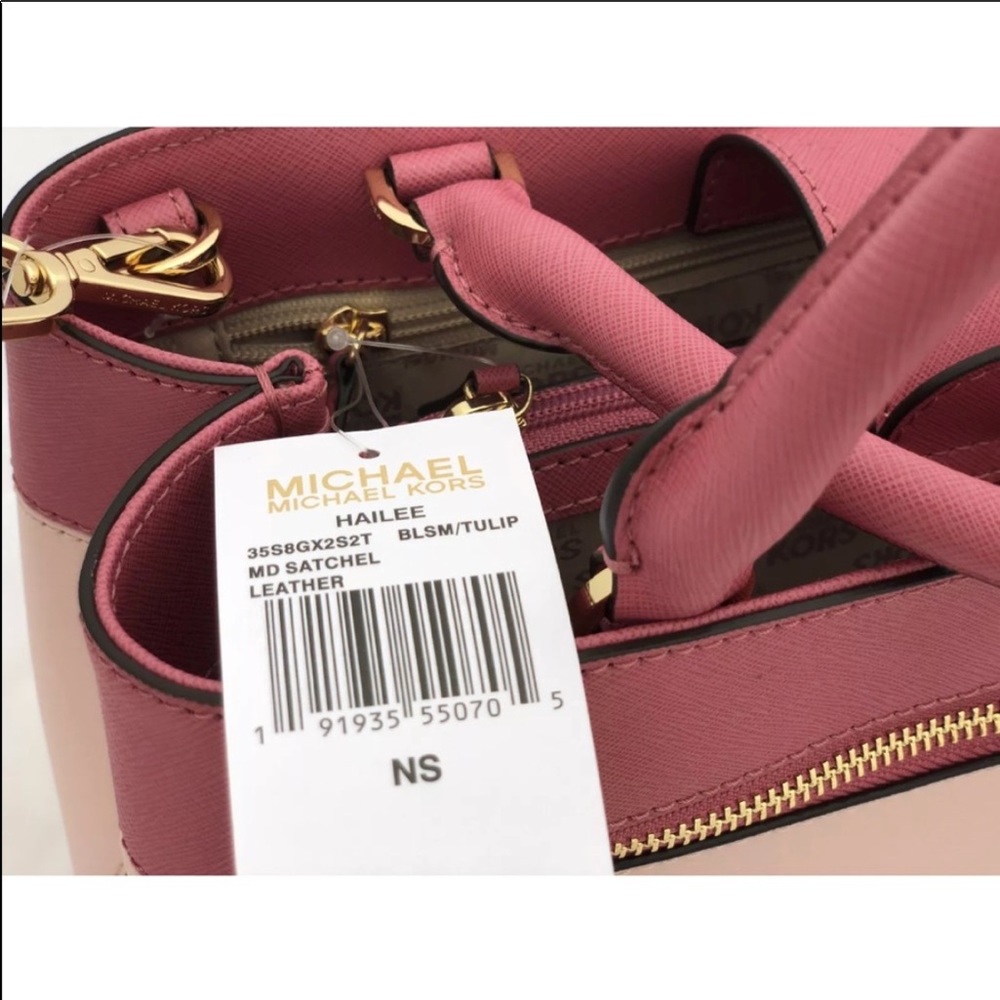 Gaby’sBags👜💕-Michael Kors MD Satchel Bag Pink - Picture 5 of 8